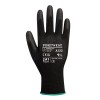 Portwest A123 Black PU-Palm Latex-Free Gloves (Pack of 144)