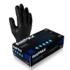 Aurelia Bold Max Black Nitrile Examination Gloves (Pack of 50)