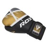 RDX Sports Ego F7 Black/Gold Breathable Boxing Gloves