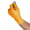 Grippaz Orange Semi-Disposable Nitrile Fishscale Gloves (Pack of 50)