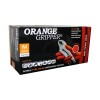 Orange Gripper Disposable Nitrile Gloves