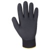 Portwest A146 Nitrile Dipped Winter Black Gloves