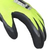 Portwest Yellow and Black Hi-Vis Grip Gloves A340YE