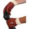 UCi R125 Red Full PVC Coated Waterproof Gloves