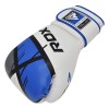 RDX Sports Ego F7 Blue/White Synthetic Leather Boxing Gloves