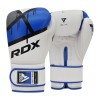 RDX Sports Ego F7 Blue/White Synthetic Leather Boxing Gloves