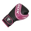 RDX Sports Robo 4B Black/Pink Boxing Gloves for Children