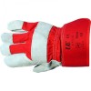 UCi USUR Red Leather Knuckle Protection Construction Gloves