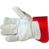 UCi USUR Red Leather Knuckle Protection Construction Gloves