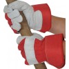 UCi USUR Red Leather Knuckle Protection Construction Gloves