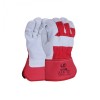 UCi USUR Red Leather Knuckle Protection Construction Gloves
