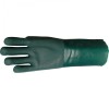 UCi V335 Green Double Dipped 14'' PVC Coated Chemical Resistance Gauntlet Gloves