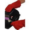 UCi WGR Premium Red Flame and Heat Resistant Welder's Foundry Gauntlets
