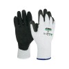 Juba 252 Latex-Coated Winter Builders Grip Safety Gloves (Black/White)