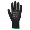 Portwest A335 Dermi-Grip NPR15 Nitrile Sandy Grip Gloves (Black)