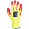 Portwest A626 Nitrile Vis-Tex HR Cut Gloves (Yellow/Red)