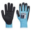 Portwest A667 Claymore AHR Blue and Black Cut Level F Gloves