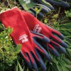 Towa TOW393 Burgundy Latex-Coated Gardening Gloves