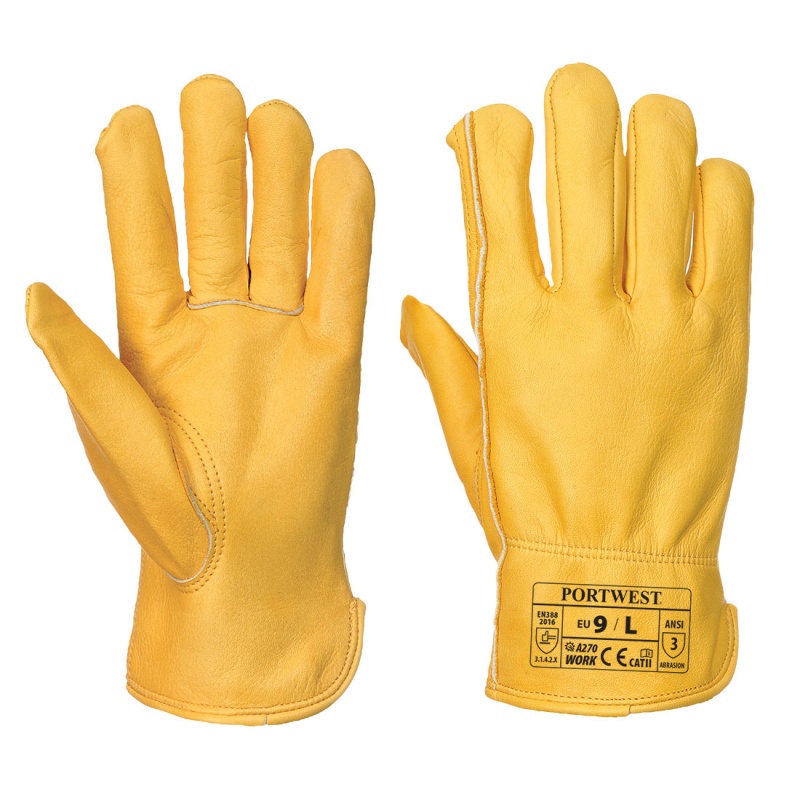 Portwest Classic Leather Driving Gloves A270 Portwest Classic Leather Driving Gloves A270