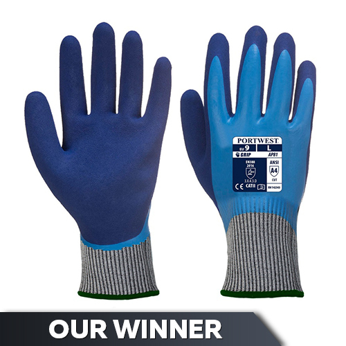 Portwest Liquid Pro Waterproof Cut-Resistant Gloves AP81