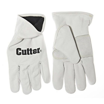 Cream Leather Gloves