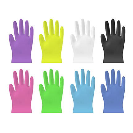 Disposable Gloves by Colour