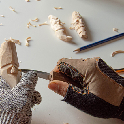 Fingerless Carpenters Gloves