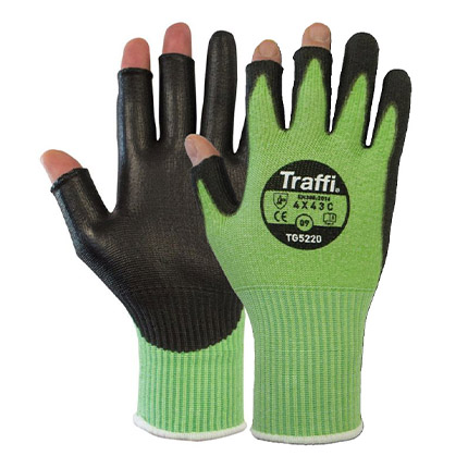 Fingerless Cut Resistant Gloves