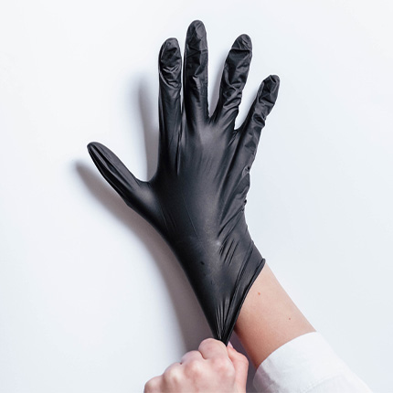 Gloves for Hairdressers with Dermatitis