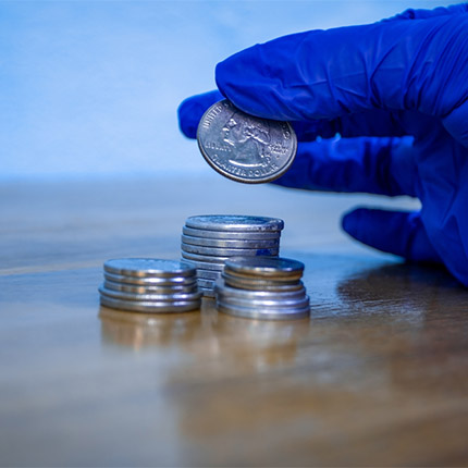 Coin Handling Gloves