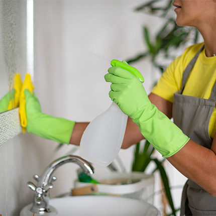 Rubber Cleaning Gloves
