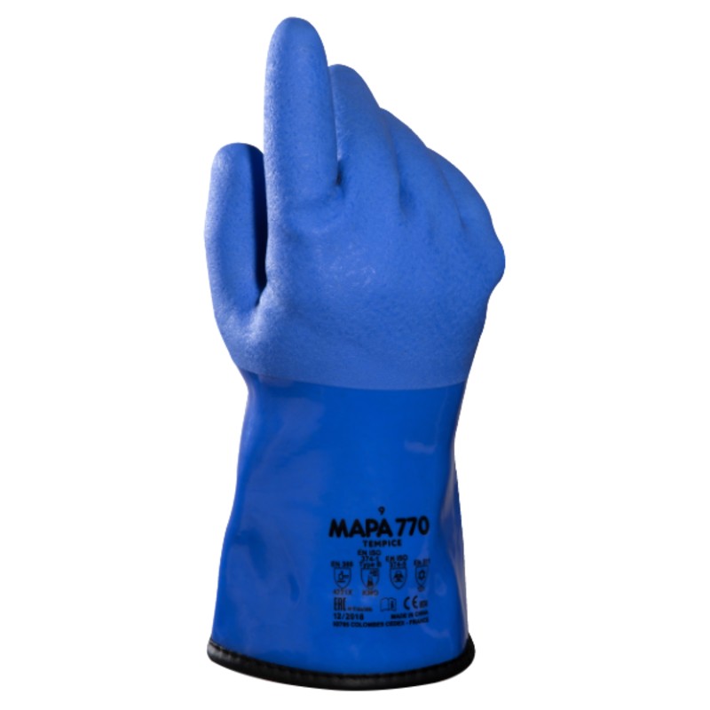 Mapa TempIce 770 Chemical-Resistant Waterproof Thermal Gauntlet Gloves Mapa TempIce 770 Chemical-Resistant Waterproof Thermal Gauntlet Gloves