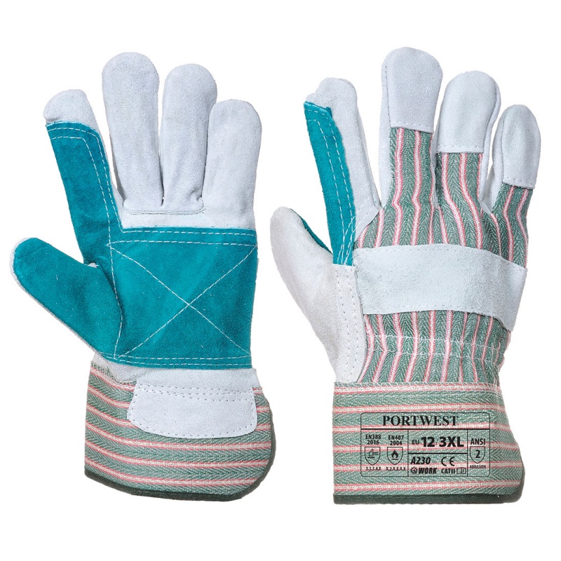 Portwest Reinforced Double Palm Rigger Gloves A230 Portwest Reinforced Double Palm Rigger Gloves A230