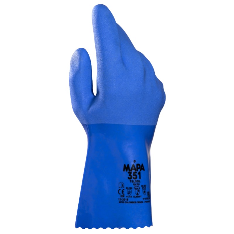 Mapa Telsol 351 Food Safe Chemical-Resistant Gauntlet Gloves