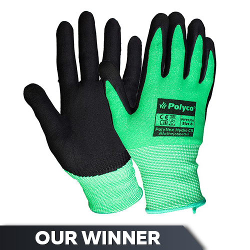 Polyco Polyflex Hydro C5 PHYK Cut Resistant Safety Gloves