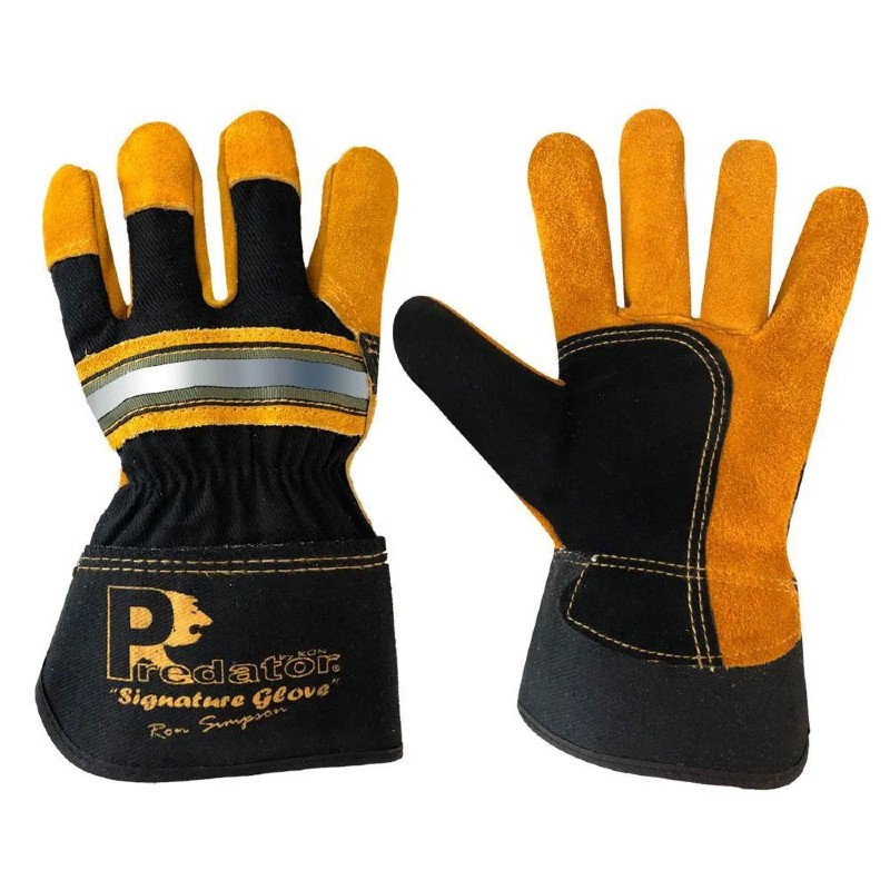 Predator Signature PRED1 Leather Tiger Rigger Gloves