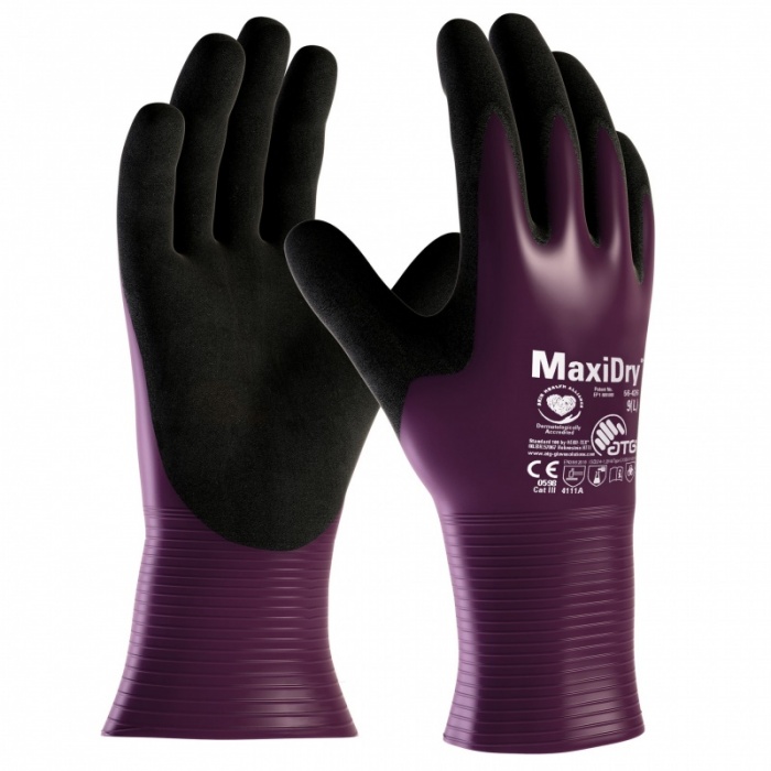 MaxiDry Oil-Resistant Gauntlet Gloves 56-426