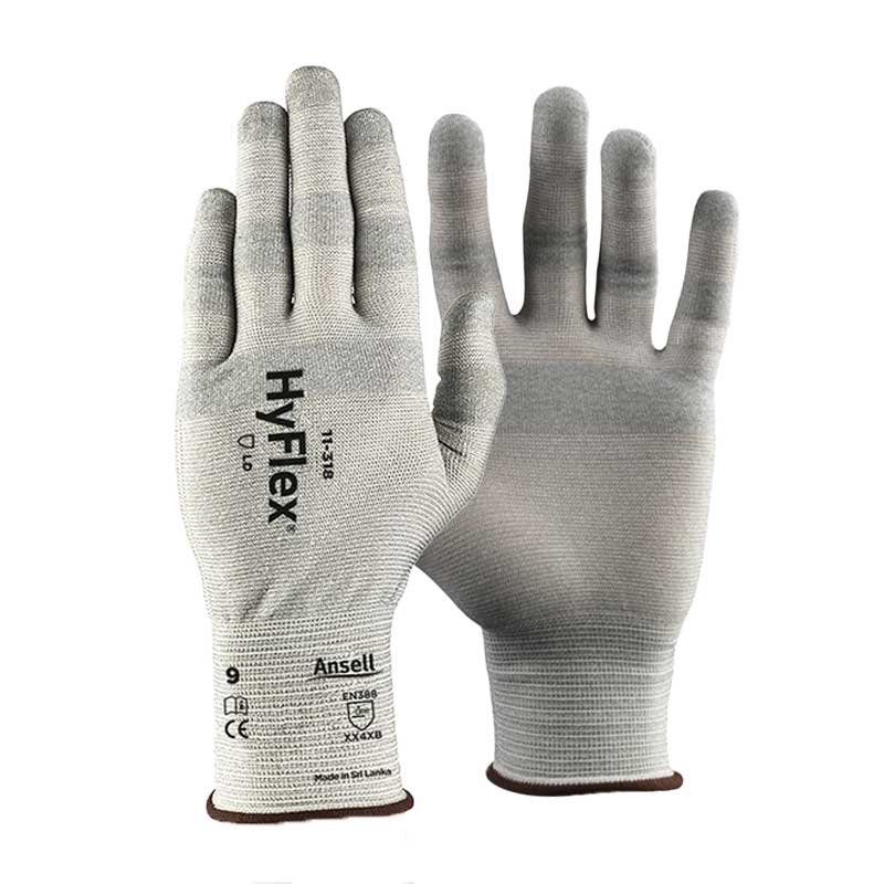 Ansell HyFlex 11-318 Diamond Dyneema Ergonomic Spandex Gloves