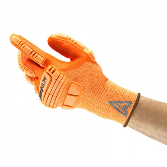 Ansell ActivArmr 97-120 Hi-Vis Kevlar Impact Gloves