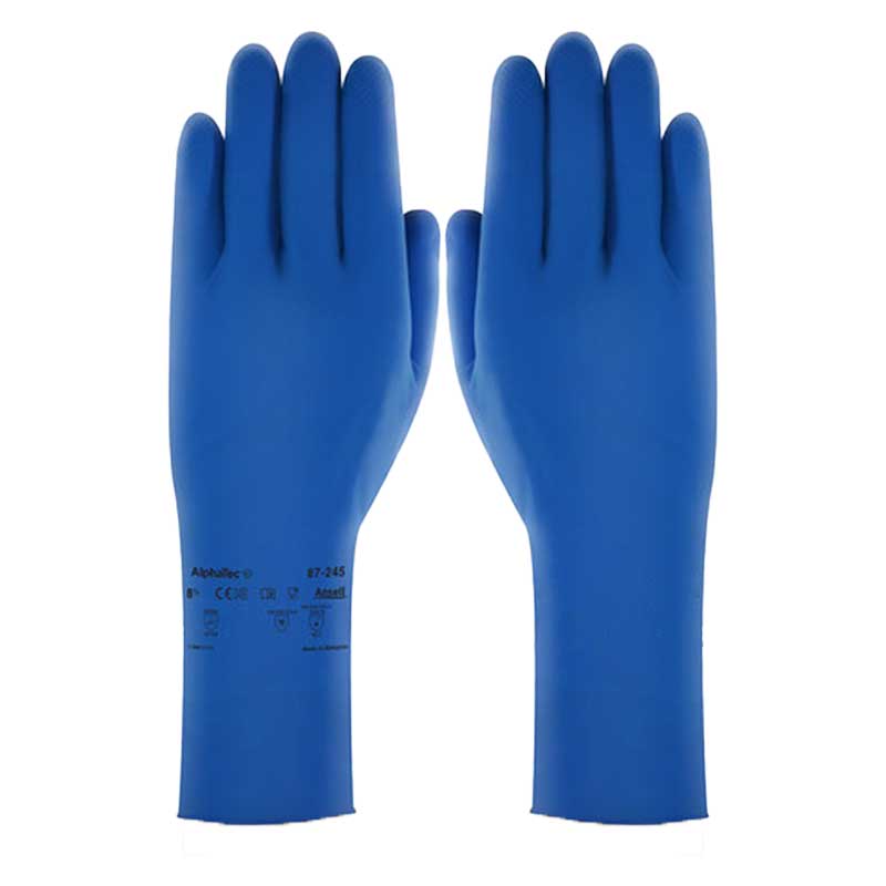 Ansell AlphaTec 87-245 Food-Safe Chemical-Reistant Gloves