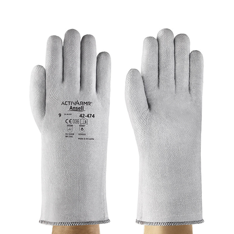 Ansell Crusader Flex 42-474 Moderate Heat Protection Gloves