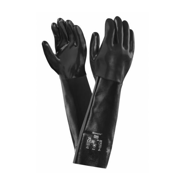 Ansell Scorpio 09-928 Neoprene Anatomical Chemical-Resistant Gauntlets