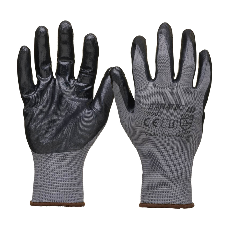 Showa 7116 Insulated Nitrile Gloves - Coated Work Gloves With Foam Lining | Cut & Oil Resistant, X-Large 12 Pairs