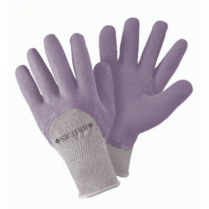 Medium Lavender  #1N65 Briers All Season Gardening Gloves w/ Garden Snips 