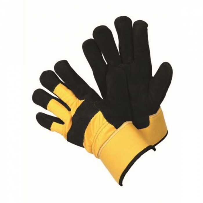 Briers Advanced Warm Lined Gloves Yellow/Black Large 