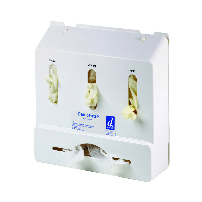 Danicentre Basic Wall-Mounted Disposable Glove and Apron Dispenser