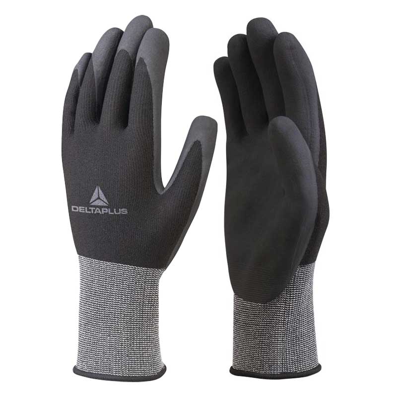 Delta Plus VE723NO Nitrile Foam Coated Grip Gloves