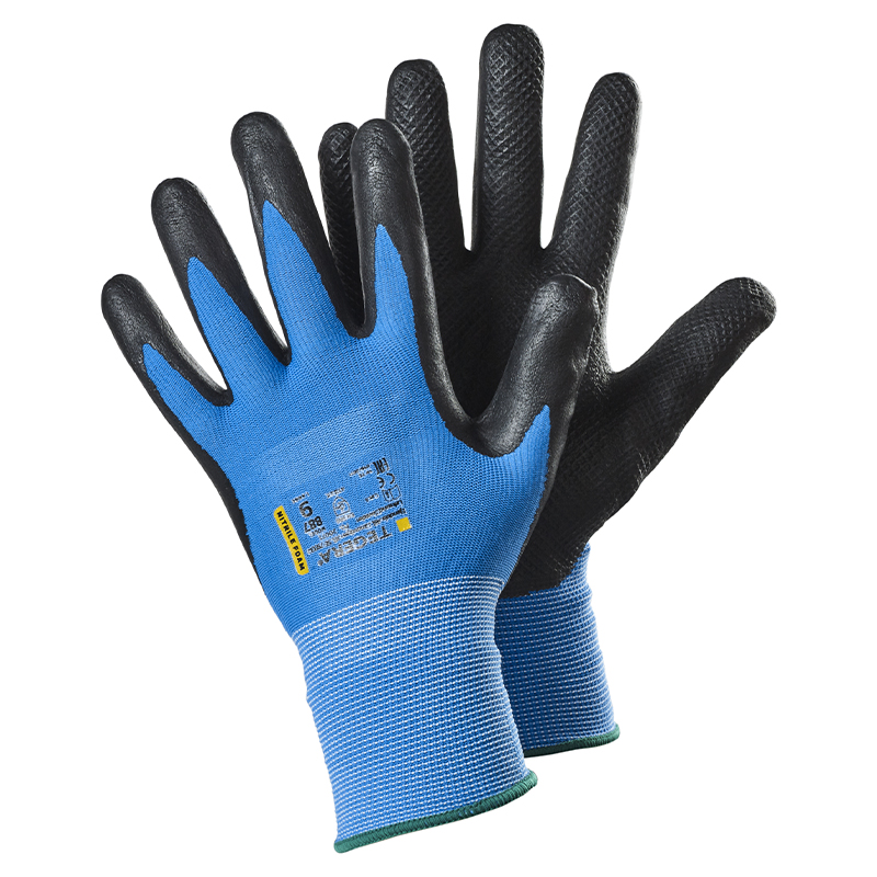 Ejendals Tegera 887 Nitrile-Dipped Nylon Grip Gloves