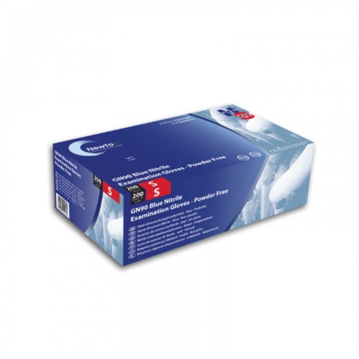 Hand Safe GN830 Long Cuff Indigo Nitrile Gloves Gloves.co.uk