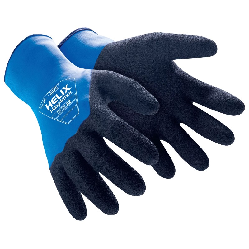 HexArmor Helix 3070 Cut-Level C Heat and Water-Resistant Latex Gloves
